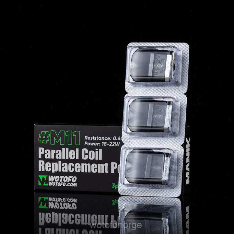 Wotofo Flavors - Wotofo MANIK mini erstatning pod HD2VH57 m11 parallellspole innebygget 3stk