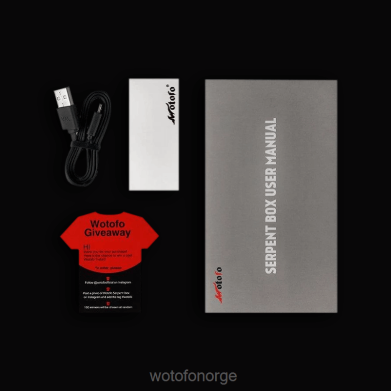 Wotofo Vape Flavours - Wotofo SERPENT 50w boks mod HD2VH114 mørke blå