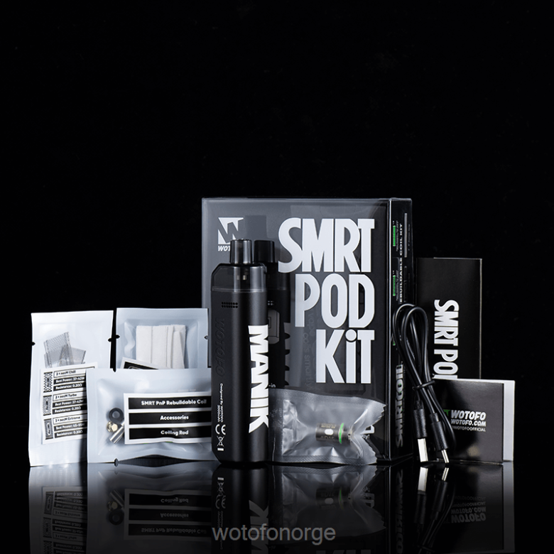 Wotofo Shop Online - Wotofo SMRT podsett HD2VH3 rpm2 sett svart blå
