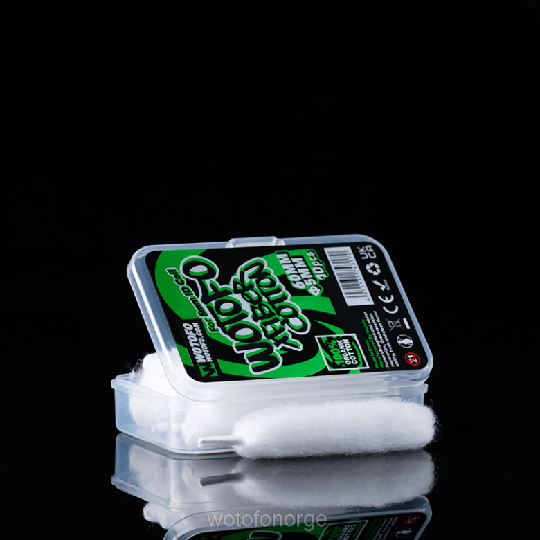 Wotofo Disposable Vape - Wotofo xfiber bomull for id coil HD2VH348 5mm tykk 10stk