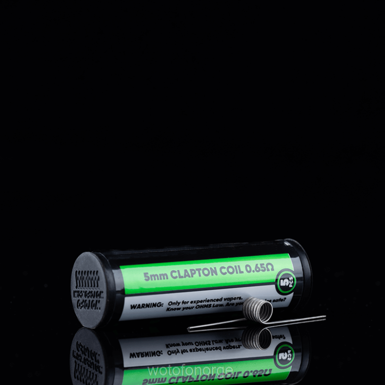 Wotofo Flavors - Wotofo id forhåndsbygd spole HD2VH347 dual core fused clapton 0,65ohm 5mm 5stk