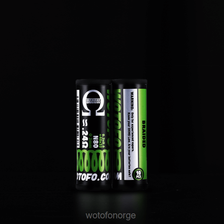 Wotofo Vape Flavours - Wotofo forhåndsbygde spoler HD2VH314 dual core fused clapton 0,28 ohm 10stk