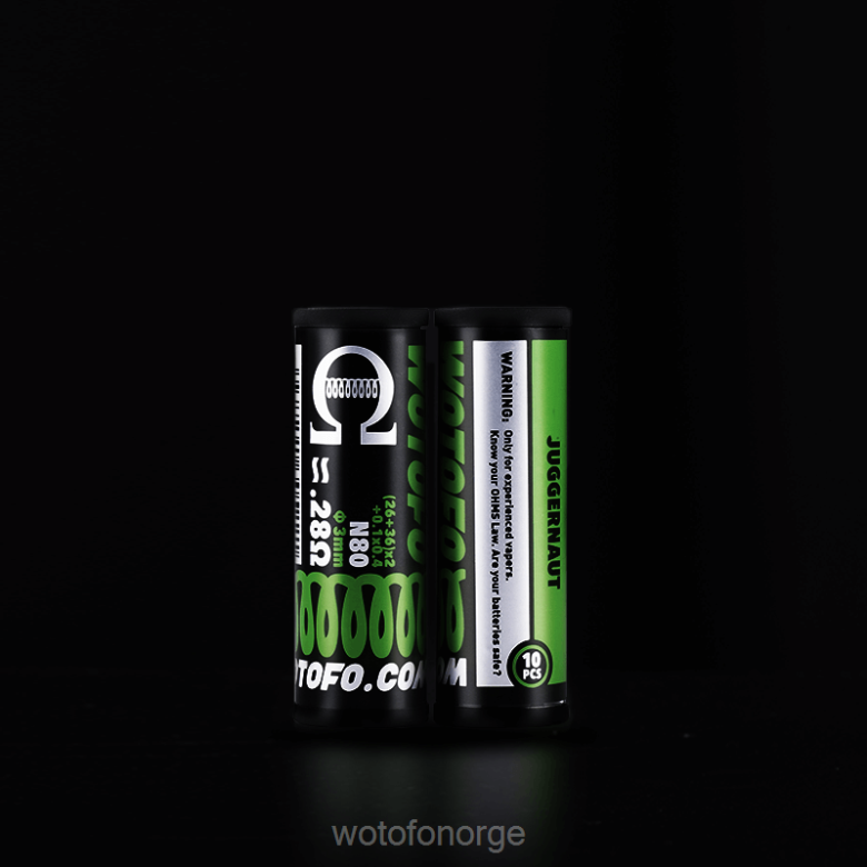 Wotofo Vape Review - Wotofo forhåndsbygde spoler HD2VH326 dual core fused clapton 0,90 ohm 10stk